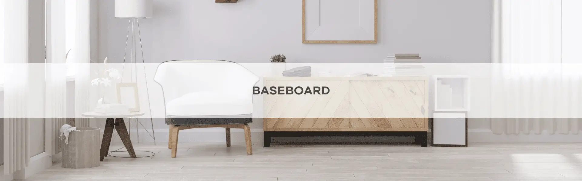 Wooden coffee table with a vase